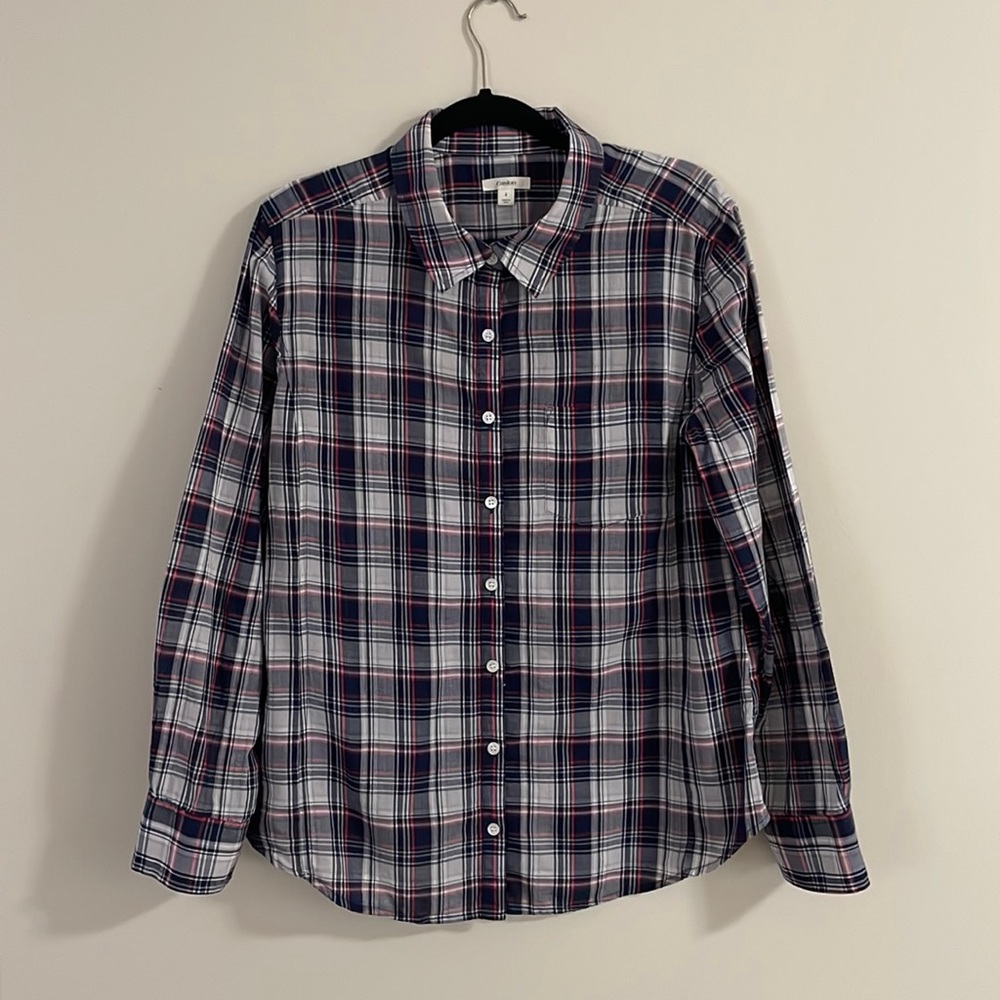 Caslon long sleeve button down shirt